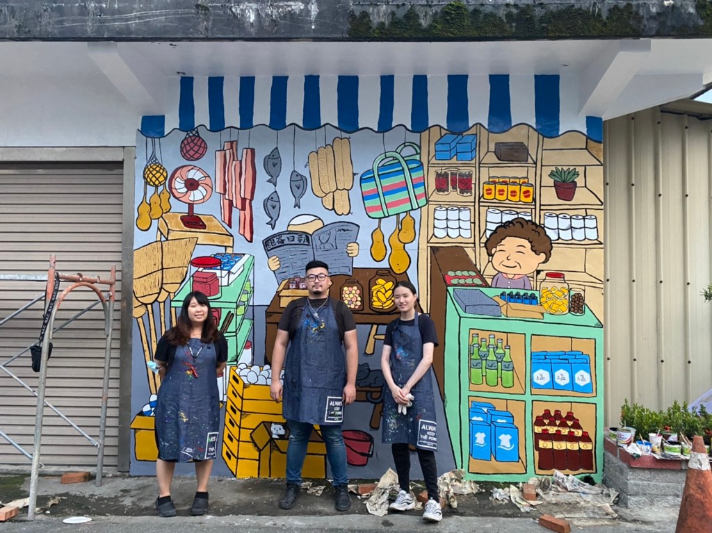 阿學 x 匏崙社區｜牆面彩繪