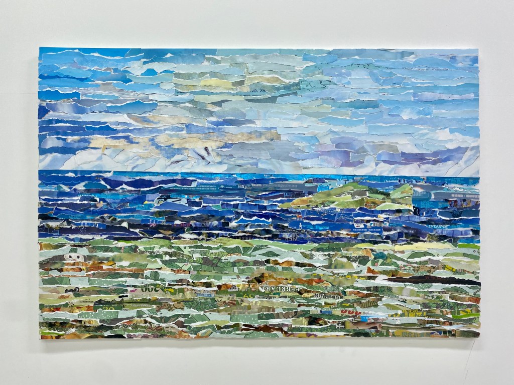 阿學｜【煥蘭一新】回收廢棄紙品-撕紙畫創作