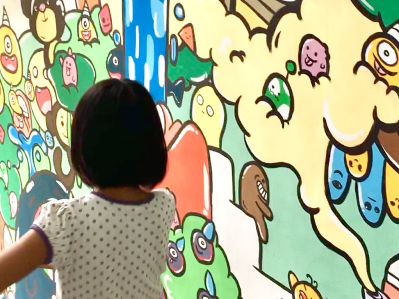阿學 x 北成國小｜牆面彩繪