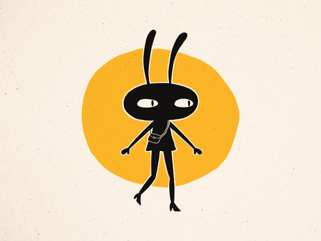 阿學｜【長腳兔先生】插畫創作