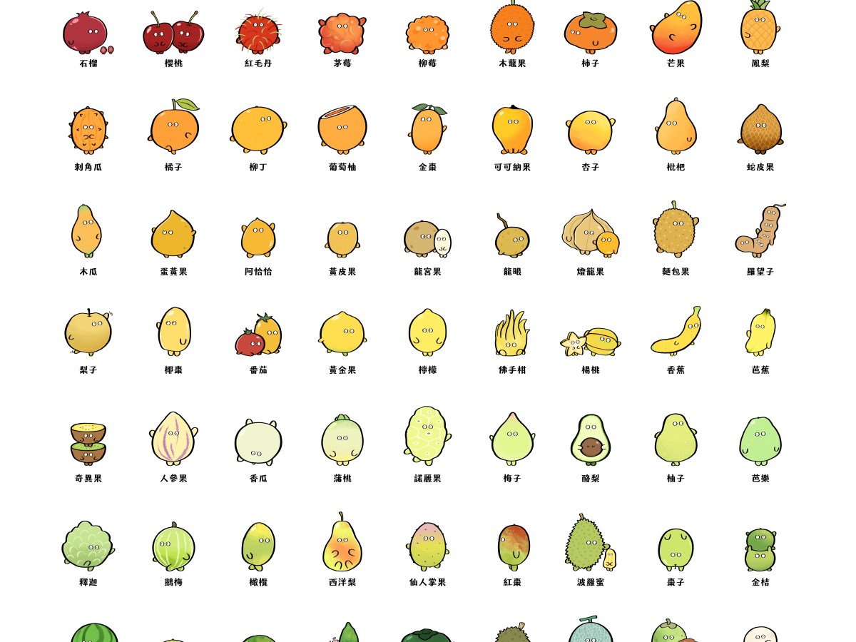 阿學｜水果圖鑑